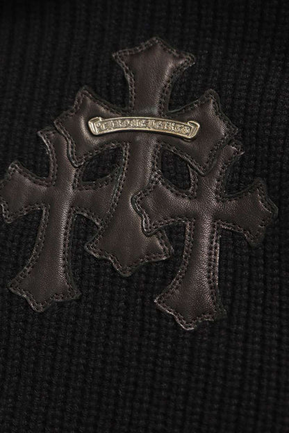 Chrome Hearts BAIT&TACKLE Cashmere Cross Zip Hoodie Size S