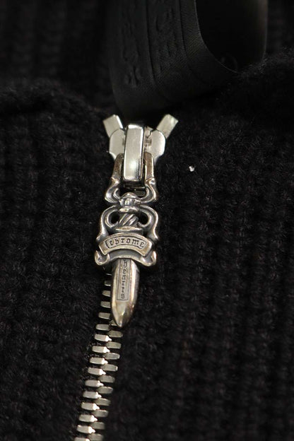 Chrome Hearts BAIT&TACKLE Cashmere Cross Zip Hoodie Size S