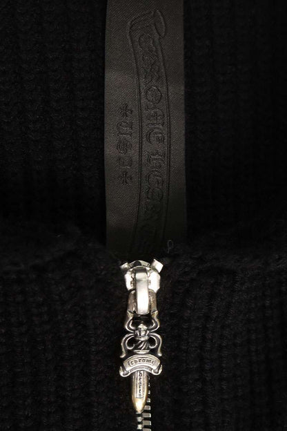 Chrome Hearts Cashmere Cross Patch Zip Hoodie Size XXL