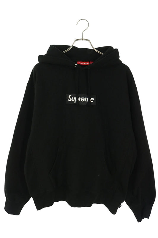 SUPREME 24AW Box Logo Hooded Sweatshirt Black Size M