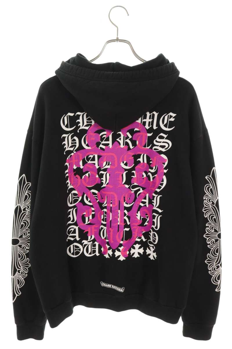 Chrome Hearts Dagger Eye Chart Cotton Hoodie Size M