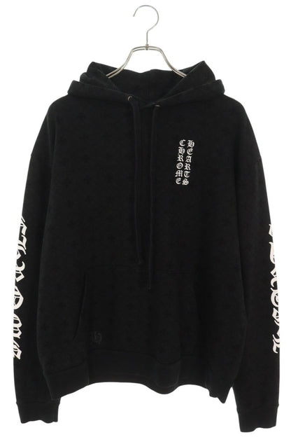 Chrome Hearts CH Plus All-Over Print Hoodie Black Size M