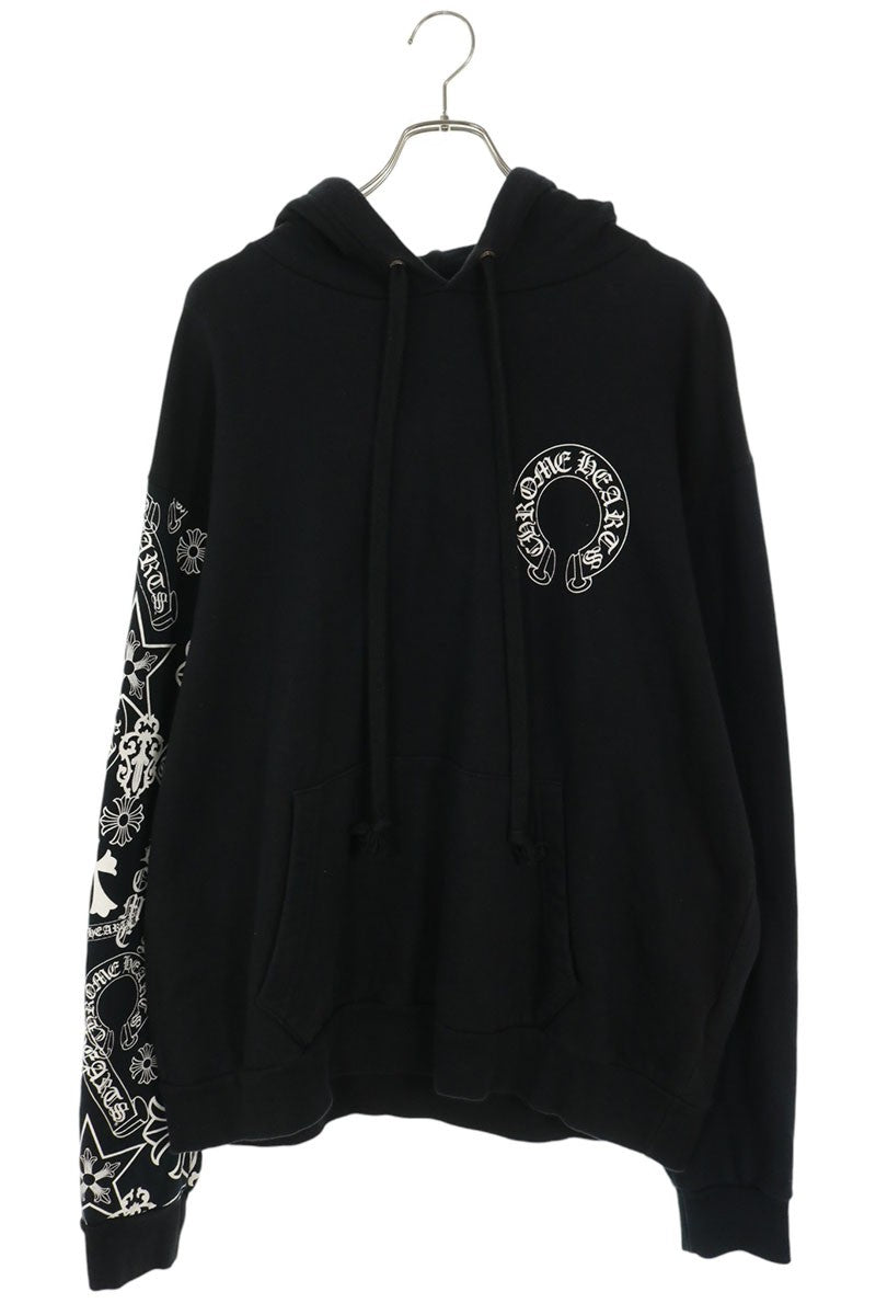 Chrome Hearts Multi Sleeve Logo Print Pullover Hoodie Size L