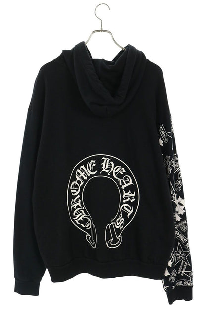 Chrome Hearts Multi Sleeve Logo Print Pullover Hoodie Size L