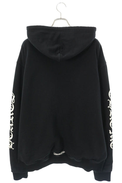 Chrome Hearts THRML HD ZIP Sleeve Logo Print Hoodie Size XL