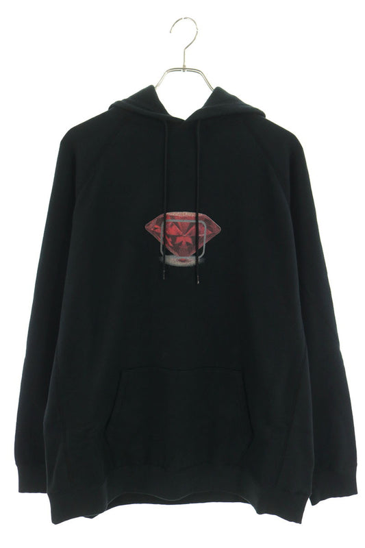SEQUEL 25AW Ruby Print Hoodie Black Size S