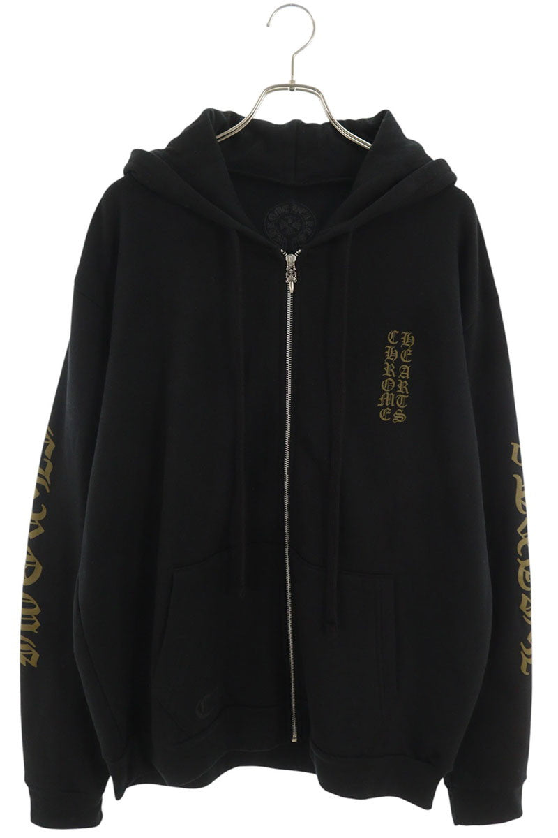 Chrome Hearts SWTSHRT HD ZIP Arm Logo Print Hoodie Size L