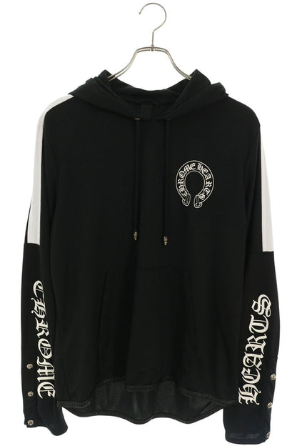 Chrome Hearts Cross Button Horseshoe Mesh Hoodie Size S