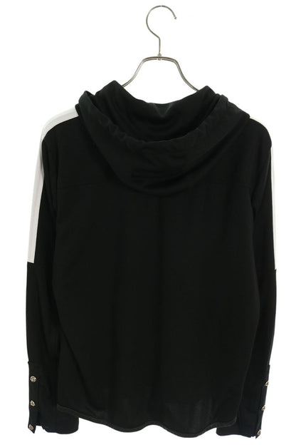 Chrome Hearts Cross Button Horseshoe Mesh Hoodie Size S