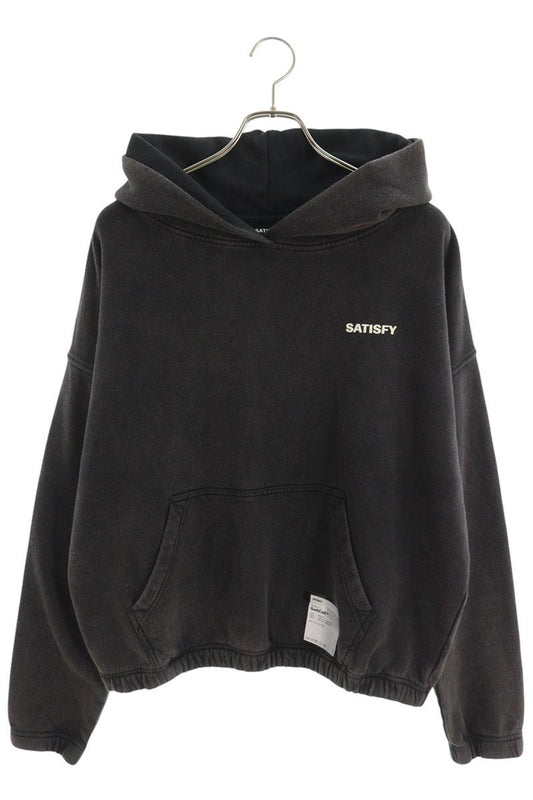 Satisfy Logo Softshell Hoodie Black Size S