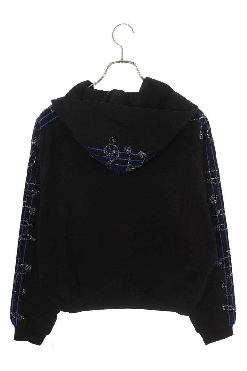 Birth Of Royal Child 25FW Sleeve Bijou Hoodie Black Size S