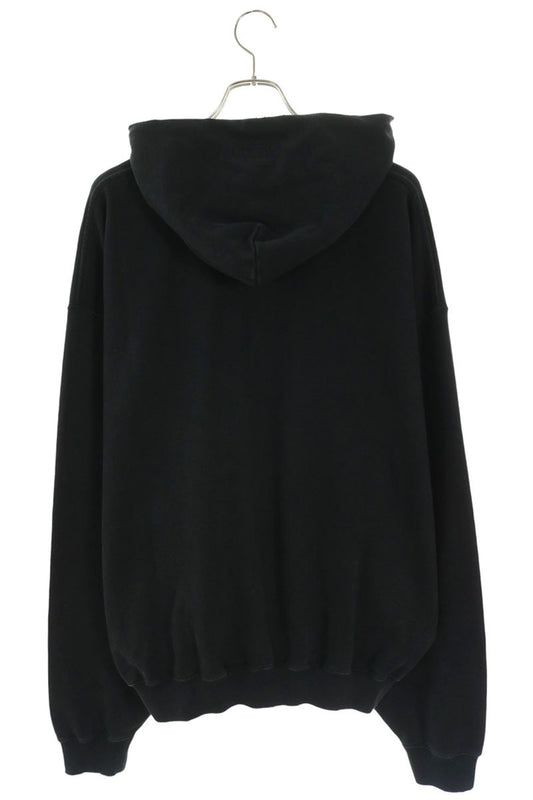 VETEMENTS 26AW Peace Motif Zip Up Hoodie Black Size M