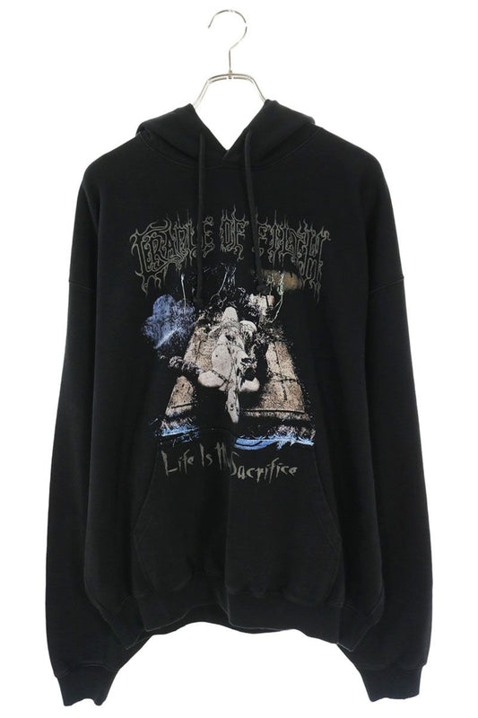 VETEMENTS 26AW COF Print Pullover Hoodie Size M