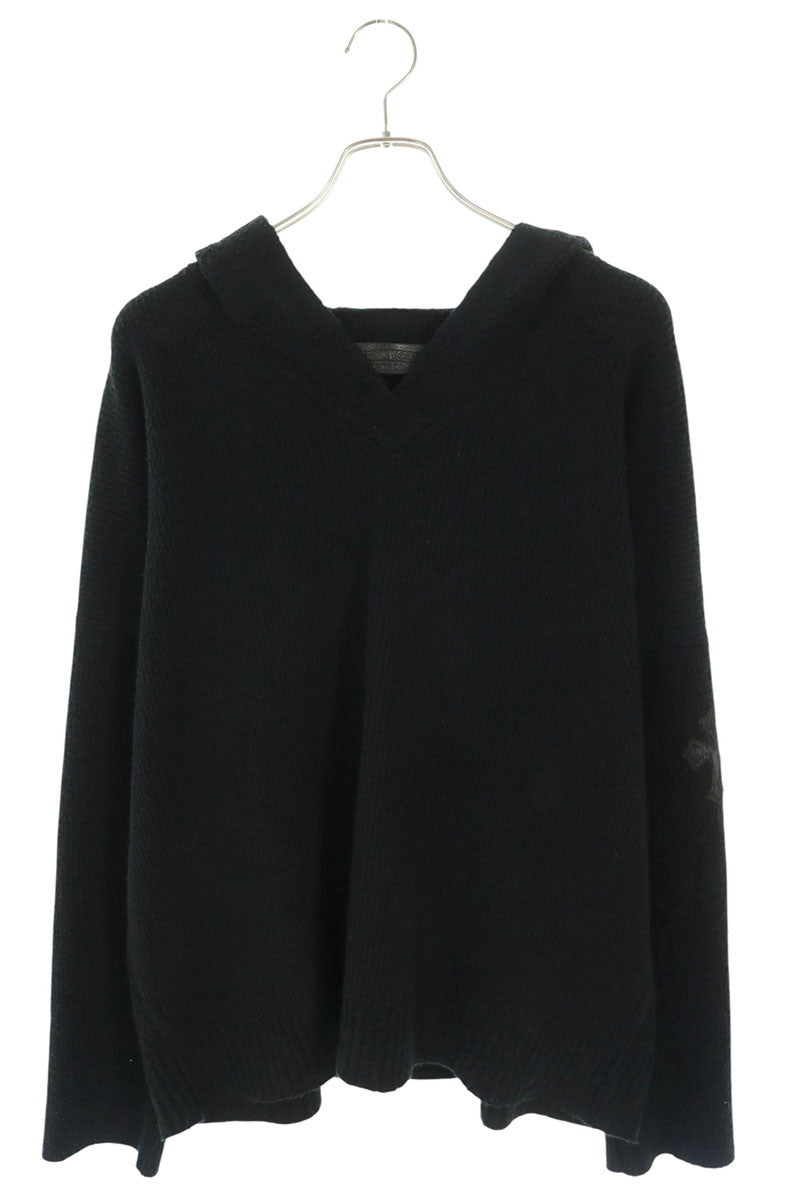 Chrome Hearts WAITING ROOM Cashmere Patch Hoodie Size M/L
