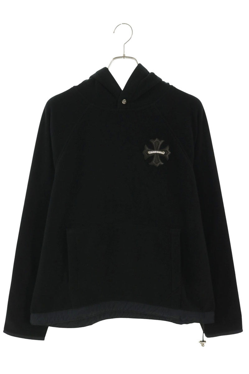 Chrome Hearts CH Patch Pullover Fleece Hoodie Size M