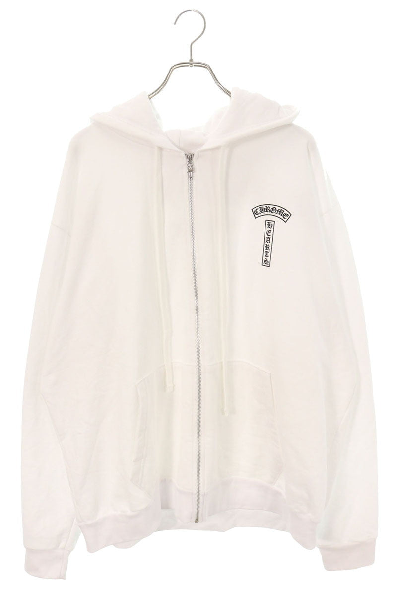 Chrome Hearts SWTSHRT HD ZIP Arch Logo Print Hoodie Size XL