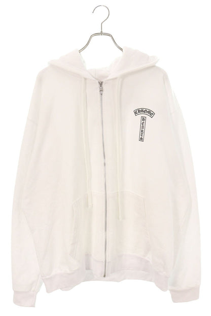 Chrome Hearts SWTSHRT HD ZIP Arch Logo Print Hoodie Size XL