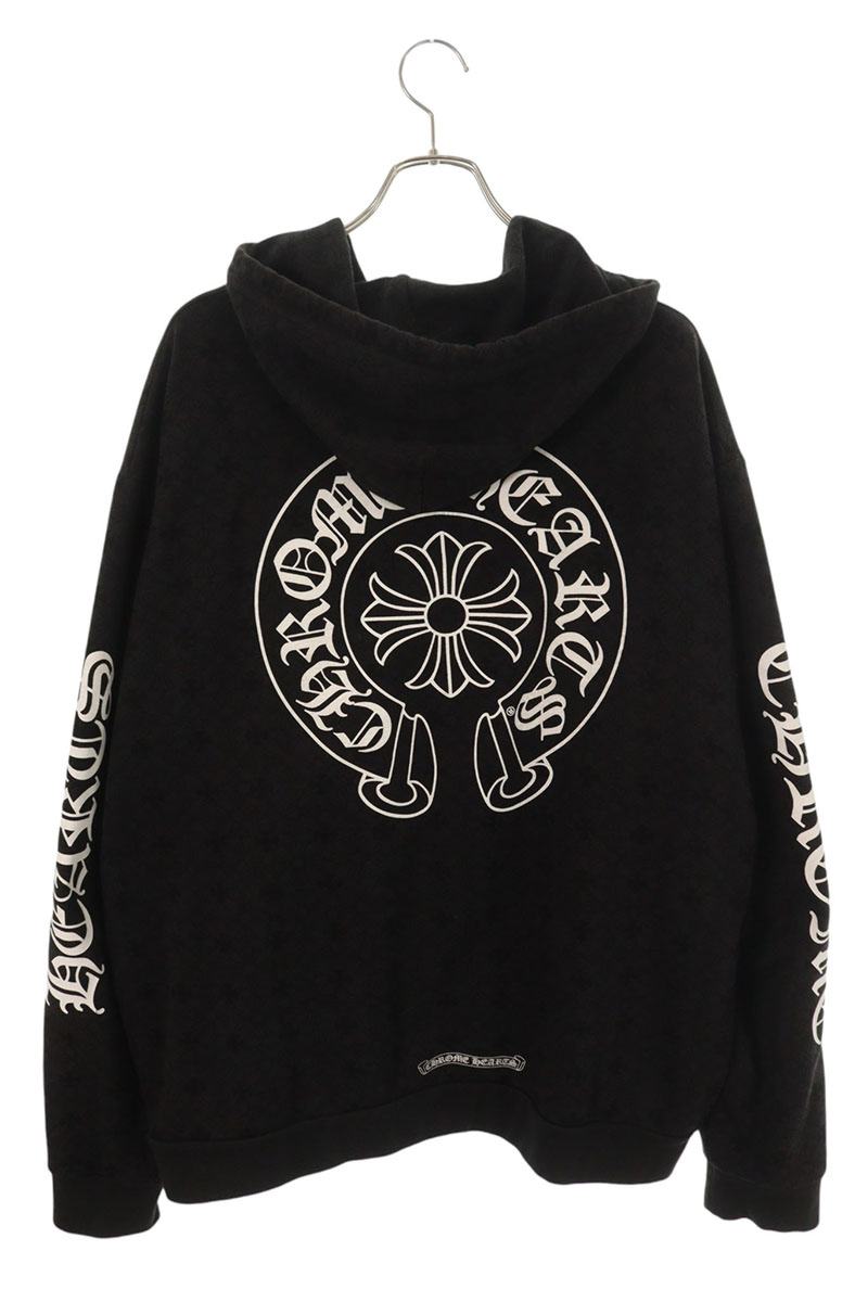Chrome Hearts SWTSHRT PLVR CH Plus Hoodie Black Size XL