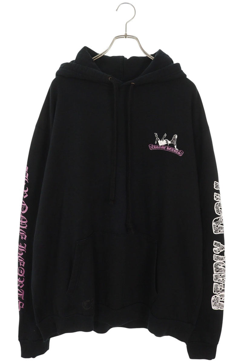 Chrome Hearts DEADLY DOLL Cotton Back Print Hoodie Size XL