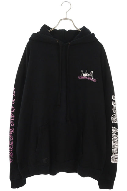 Chrome Hearts DEADLY DOLL Cotton Back Print Hoodie Size XL