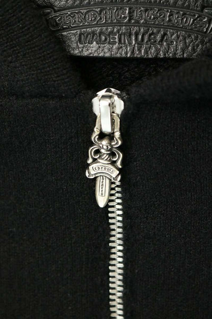 Chrome Hearts U LIFE SENTENCE HD ZIP Cashmere Logo Hoodie Size XL