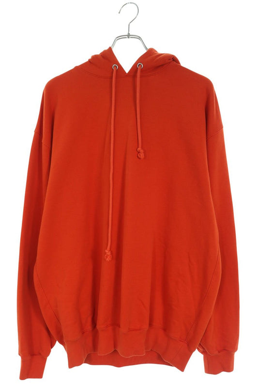 AURALEE Cotton Hoodie Red Size 5