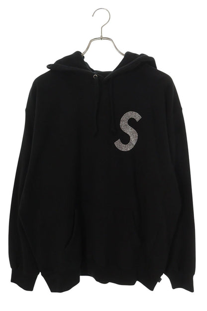 SUPREME 21SS Swarovski S Logo Hoodie Black Size L