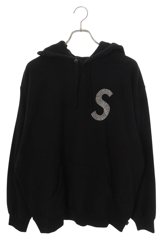 SUPREME 21SS Swarovski S Logo Hoodie Black Size L