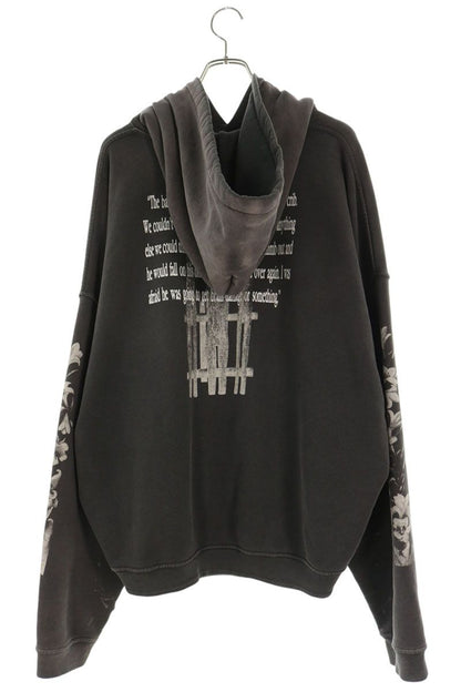 ENFANTS RICHES DEPRIMES HEAD AGAINST HOODIE Black Size XL