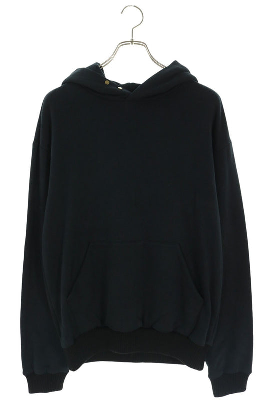 FEAR OF GOD x Ermenegildo Zegna FOG Cotton Cashmere Logo Black Hoodie Size M