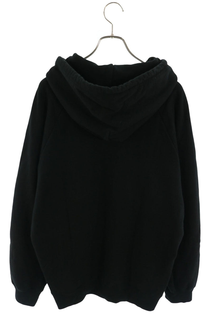 WACKO MARIA Logo Embroidered Hoodie Black/Red Size M