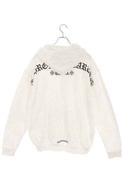Chrome Hearts Back Arch Logo Print Zip Hoodie Size L