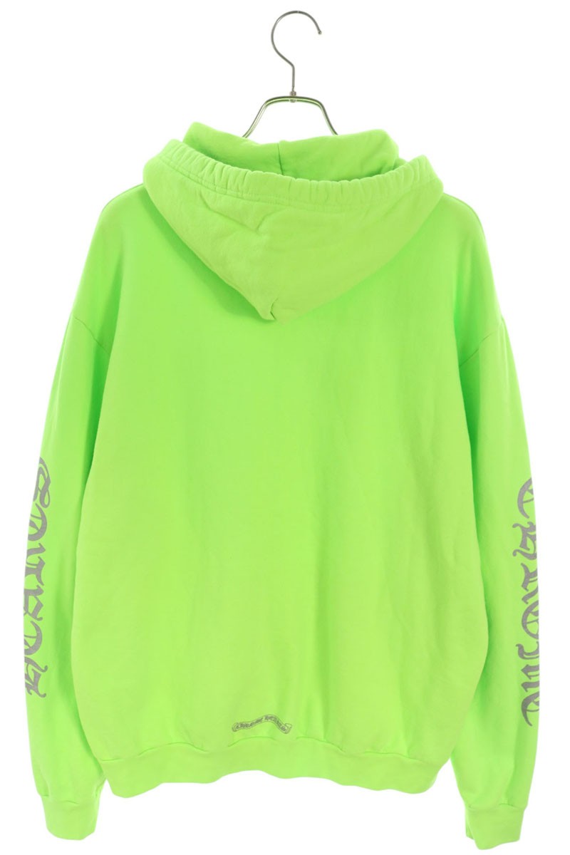 Chrome Hearts SWTSHRT HD PLVR Print Light Green Hoodie Size L