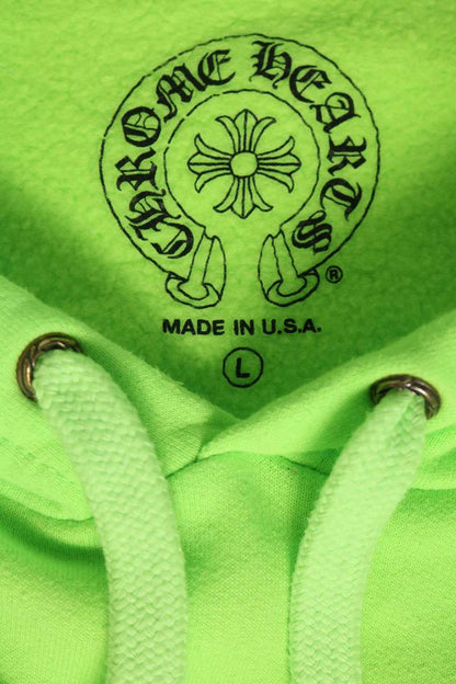 Chrome Hearts SWTSHRT HD PLVR Print Light Green Hoodie Size L