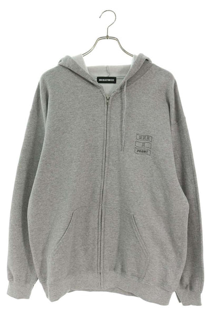 GOD SELECTION XXX x Fragment Design Logo Hoodie Gray Size L