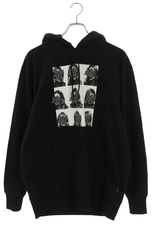 GOD SELECTION XXX Photo Print Pullover Hoodie Black Size L