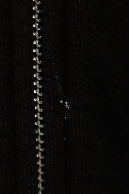 Chrome Hearts Y NOT CH Dagger Hoodie Black/Silver Size XL