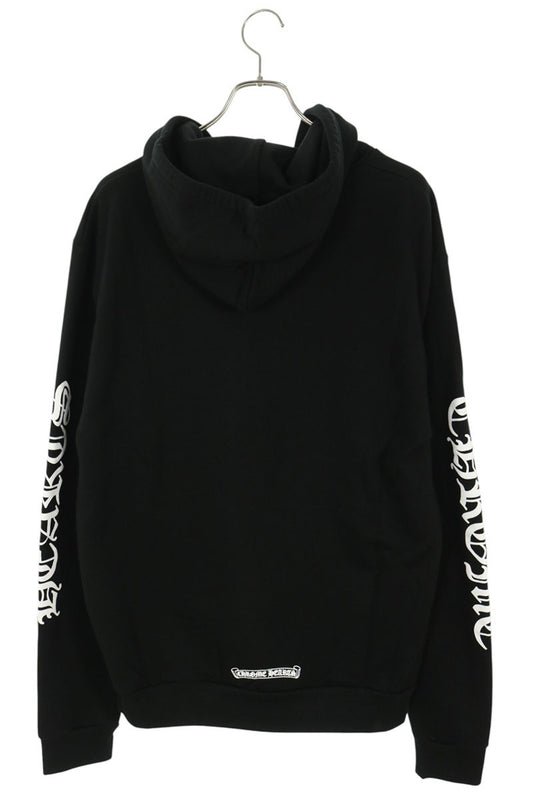 Chrome Hearts Sleeve Logo Print Zip Hoodie Size M