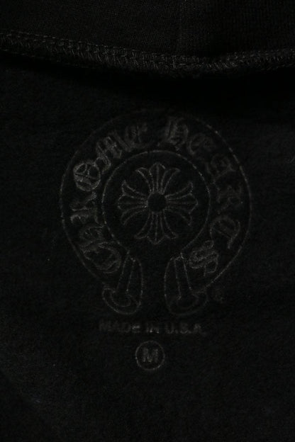 Chrome Hearts Sleeve Logo Print Zip Hoodie Size M