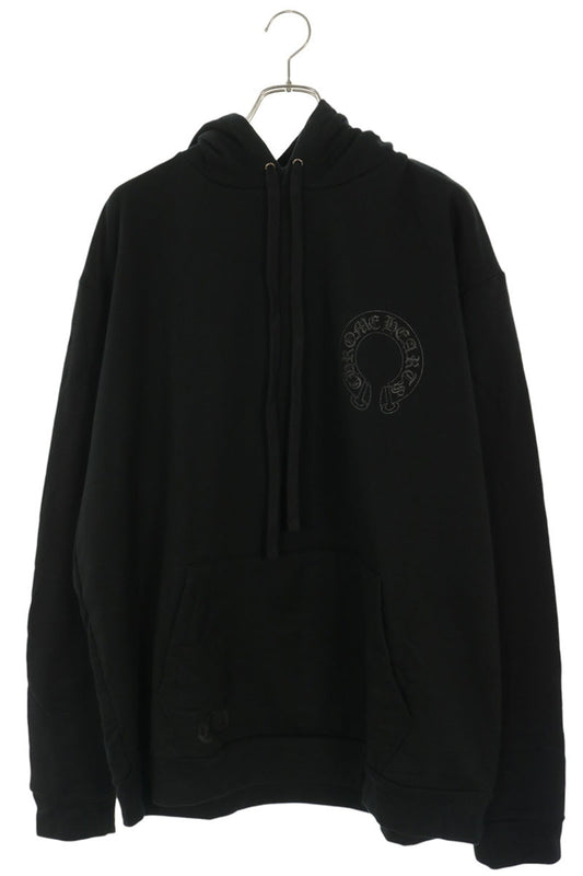 Chrome Hearts Floral Arch Logo Pullover Hoodie Black Size XL