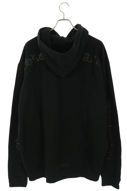 Chrome Hearts Floral Arch Logo Pullover Hoodie Black Size XL