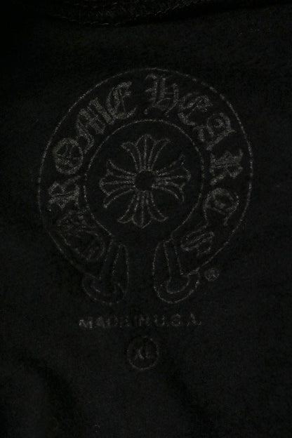 Chrome Hearts Floral Arch Logo Pullover Hoodie Black Size XL