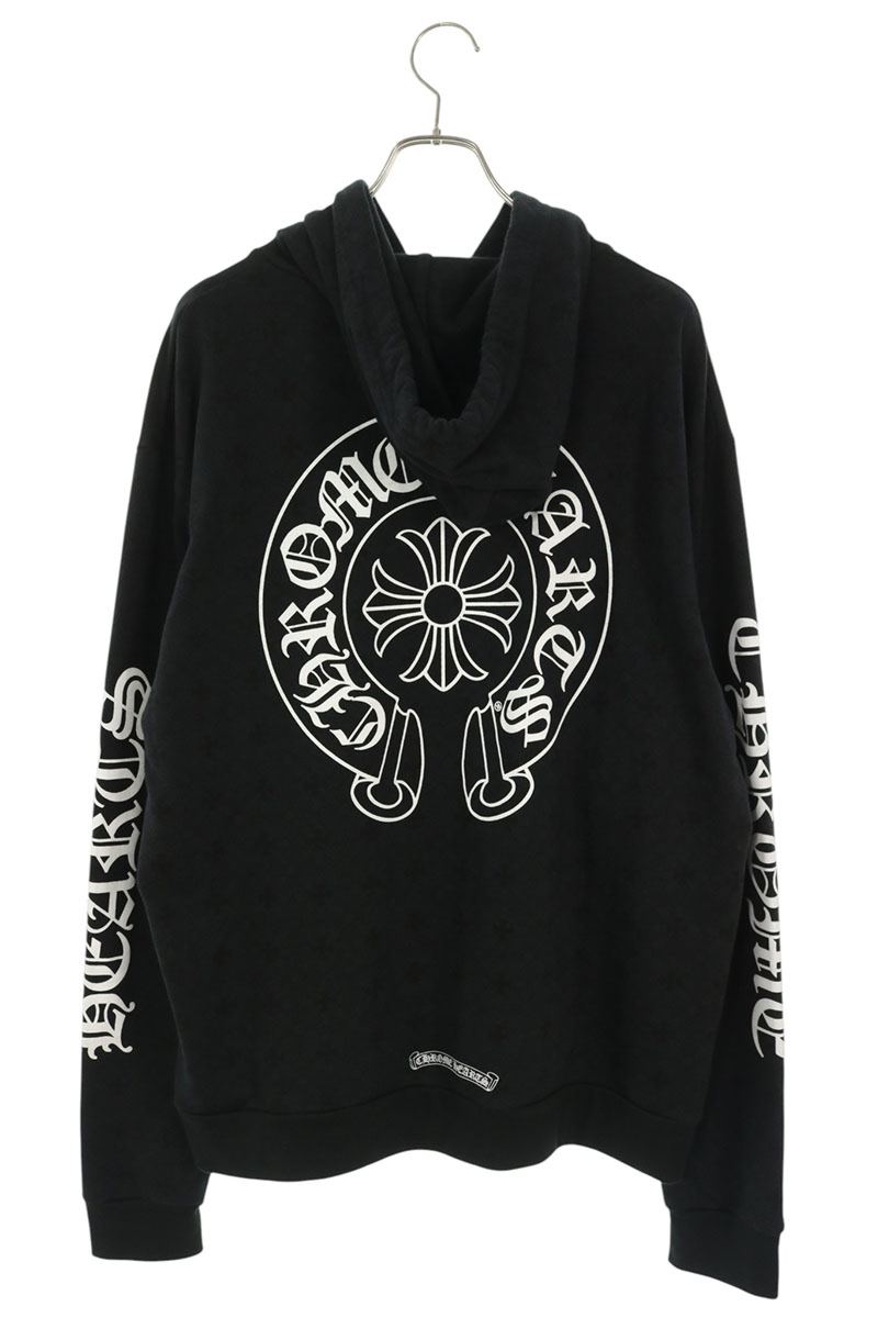Chrome Hearts SWTSHRT PLVR CH Plus Print Hoodie Black Size M
