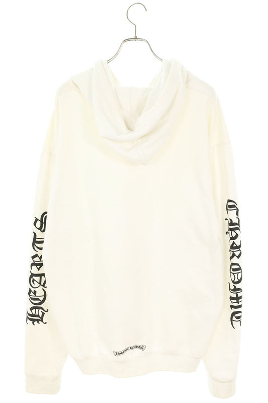 Chrome Hearts SWTSHRT HD ZIP Arm Logo Hoodie White Size L