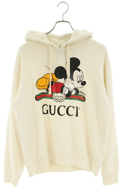 GUCCI Multi Character Print Cotton Hoodie Size XS