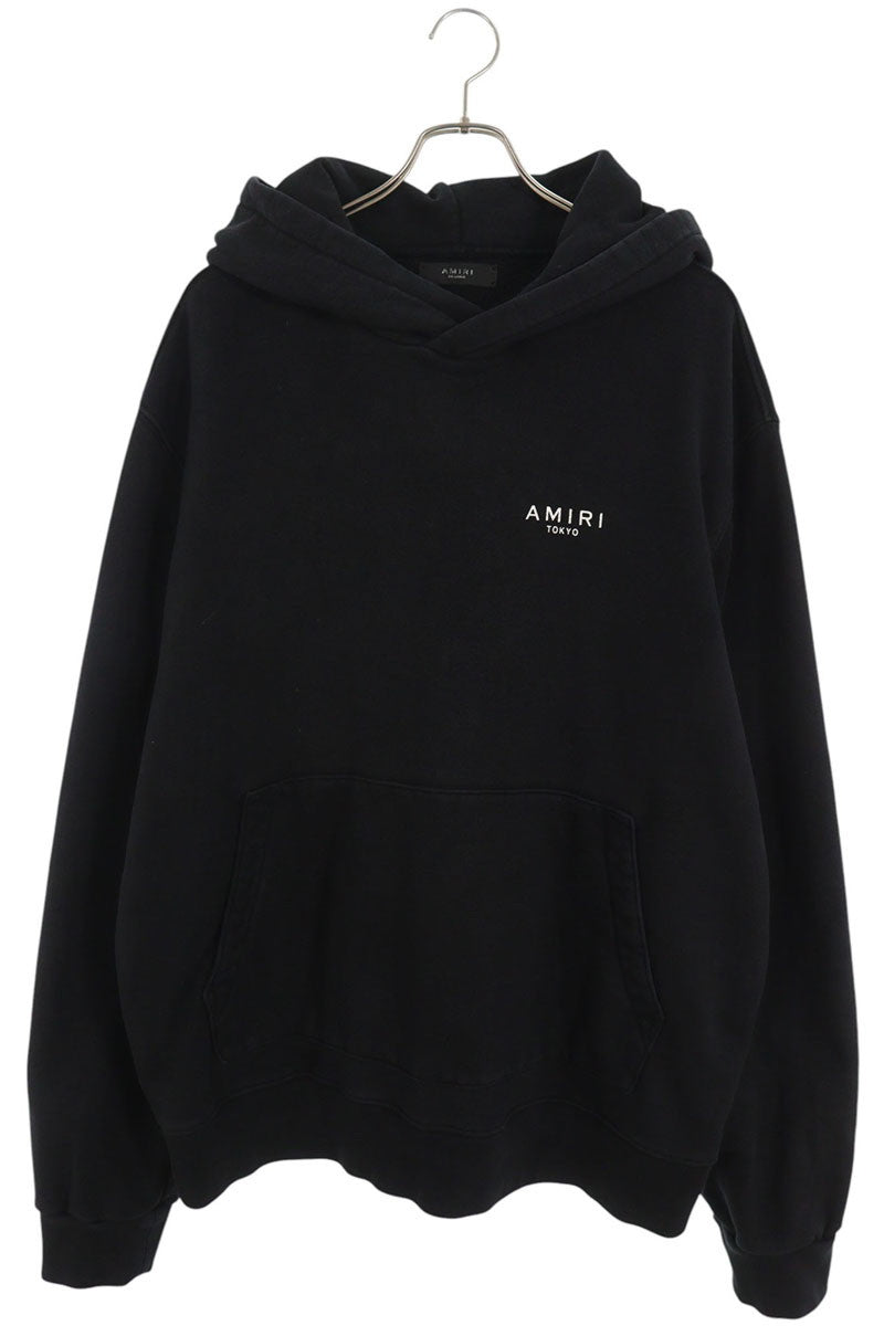 AMIRI Black Tokyo Print Pullover Hoodie Size XXL