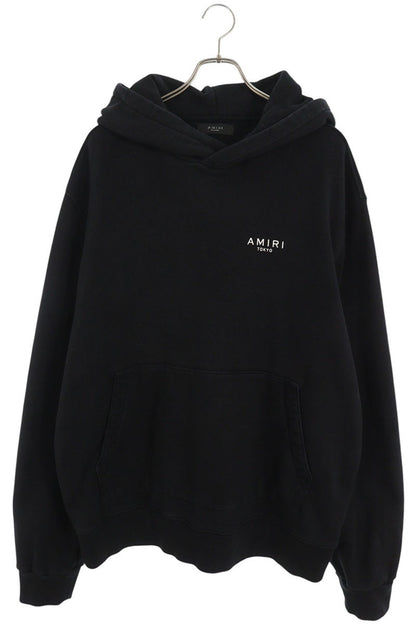 AMIRI Black Tokyo Print Pullover Hoodie Size XXL