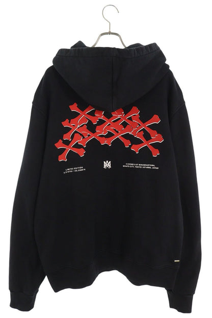 AMIRI Black Tokyo Print Pullover Hoodie Size XXL