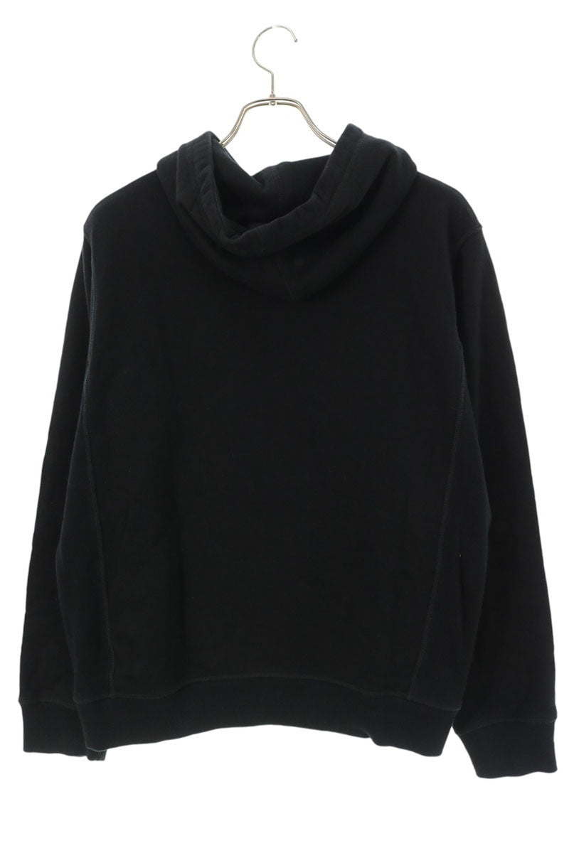 DIOR Atelier Logo Print Cotton Hoodie Black Size M