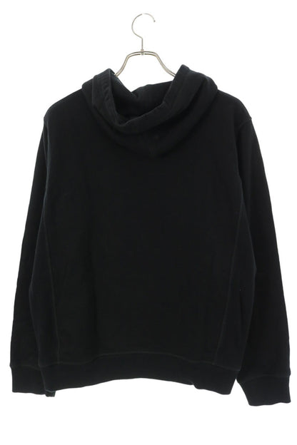 DIOR Atelier Logo Print Cotton Hoodie Black Size M